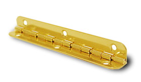 D. Lawless Hardware Piano Hinge - Stop 90 Degree - 75mm X 10mm -Mirror Polished Brass H11-PIANO-7510BP