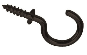 D. Lawless Hardware 7/8" Cup Hook w/Shoulder Bronze (100 PER BAG)