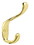 D. Lawless Hardware Heavy Coat Hook - 3-1/2" - Brass Plated  H21-P2699-1BP