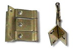 Amerock Hexagon Cabinet Door Hinge Brass Plated Single HAM-H539-BP