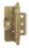 Amerock Wrap-Around Single Hinge for 3/4" Doors Non-Mortise Burnished Brass  2 1/4"