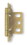 Amerock Premium Single Hinge for Doors 3/4" Mounted Flush Burnished Brass 2 1/2"