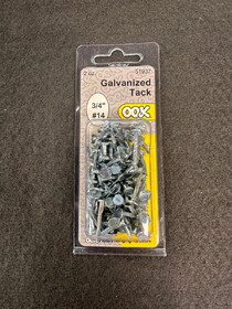 D. Lawless Hardware Case Lot (60) 3/4" #14 Galvanized Tacks