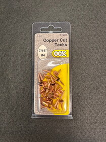 D. Lawless Hardware Case Lot ( 60) 7/16" #4 Copper Cut Tacks