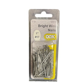 Hillman Case Lot (60) 1" #17 Bright Wire Nails