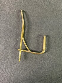 Hillman Wire Coat and Hat Hook Brass Plated HPM-132100