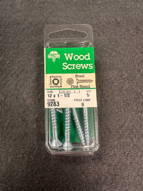 D. Lawless Hardware (5-Pack) 12 x 1-1/2" Wood Screws