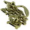 D. Lawless Hardware 2-1/2" Queen Anne Chippendale Bail Pull Satin Brass