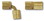 D. Lawless Hardware Barrel Hinge or Hidden Hinge - 14mm - Solid Brass