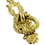 D. Lawless Hardware Keyhole Pull - Escutcheon in Baroque Style