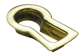 D. Lawless Hardware Cabinet Keyhole Insert - Solid Brass K12-B3568SB