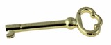 D. Lawless Hardware Brass Cabinet Key for Cabinet Lockset C756K