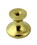 D. Lawless Hardware 3/4" Classic Small Knob Solid Brass