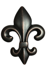 D. Lawless Hardware 2-1/2" Fleur-de-Lis Knob Oil Rubbed Bronze