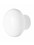 D. Lawless Hardware 1-1/4" Flared Bottom Ceramic Knob White