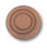 D. Lawless Hardware 1-1/4" Unglazed Ceramic Knob Brown Terra Cotta