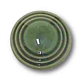 D. Lawless Hardware 1-1/4" Ceramic Knob Glossy Green