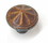 D. Lawless Hardware 1-3/8" Umber Spokes Knob with Antique Pewter