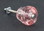 D. Lawless Hardware 1-1/8" Antique Depression Glass Barrel Knob Pink