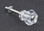 D. Lawless Hardware 1" Antique Glass Knob Clear