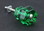 D. Lawless Hardware 1-1/4" Antique Glass Knob Emerald Green