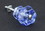 D. Lawless Hardware 1-1/4" Antique Glass Knob Ice Blue