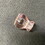 D. Lawless Hardware 1-1/4" Antique Pink Glass Knob