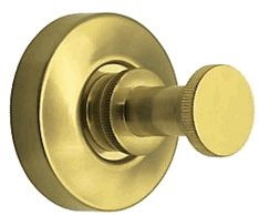Liberty Hardware Grayson Hook in Brushed Brass - Single Prong