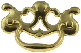 Liberty Hardware 2-1/2" Chippendale Pull Polished Brass