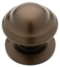 Liberty Hardware 1-1/3" Avante Round Ring Knob Rubbed Bronze