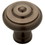 Liberty Hardware 1-3/8" Avante Ringed Knob Rubbed Bronze