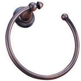 Liberty Hardware Delta Victorian Towel Ring Rubbed Bronze