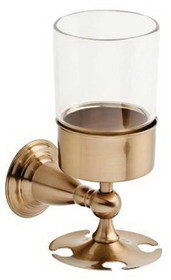Liberty Hardware Delta Faucet - Victorian Toothbrush and Tumbler Holder - Champagne Bronze - 75056-CZ