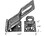 Liberty Hardware Swivel Staple Safety Hasp 4-1/2"  L-B22412G-ZP-U