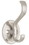 Liberty Hardware Coat and Hat Hook with Round Base - Satin Nickel - B42307Z-SN-C