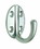Liberty Hardware Coat Hook - Aluminum Finish - Single Coat Hook L-B46116Z-AL-C