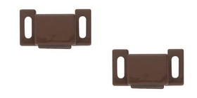 Liberty Hardware (2 Pack) 1" brown Magnetic Catch & Strike