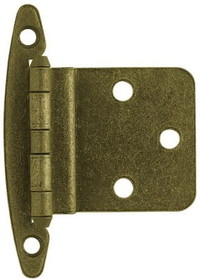 Liberty Hardware Pair Of 3/8" Inset Free Swing Hinges Antique Brass L-H00930-AB-C5