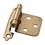 Liberty Hardware Pair Variable Overlay Self Closing Antique Brass Hinges L-H0103BC-AB-O