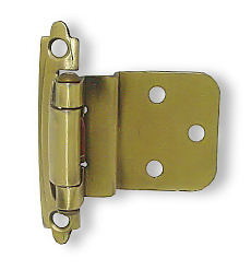 Liberty Hardware Pair  3/8" Inset/Offset Satin Bronze Self Close Semi-Concealed L-H0104AC-SBA-O