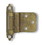 Liberty Hardware Pair  3/8" Inset/Offset Self Closing Hinges Antique Brass  L-H0104AV-AB-O