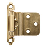 Liberty Hardware Pair 3/8" Inset, Self Closing Hinge - Champagne Bronze H0104AV-CZ-CP