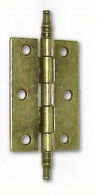 Liberty Hardware Butt Hinge Minaret Tip Tight Pin Antique Brass 2 1/2" L-H05254-AB-A
