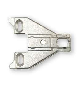 Liberty Hardware Face Frame Mounting Plate 0mm (5/8" Overlay)- Easy Clip  Hinges L-H71035-NP-A