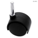 Liberty Hardware Black Casters With Sleeves - 50mm - (Set of 4)