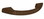 Liberty Hardware 5" Ribbed Bow Pull Oil Rubbed Bronze