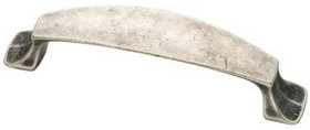 Liberty Hardware 3-3/4" Bellini Curved Pull Old Silver