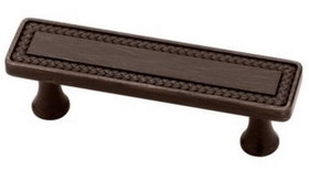 Liberty Hardware 3" Wide Stitch Pull Venetian Bronze