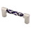 Liberty Hardware (25-Pack) 3" Crystal Lace Bar Pull Satin Nickel & Blue