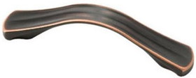 Liberty Hardware 3" or 3-3/4" Dual Mount Pillow Pull Venetian Bronze with Copper Highlights